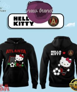 Atlanta United FC x Hello Kitty 2026 Limited Edition Hoodie, Viral 3D Graphic Tee Atlanta United FC X Hello Kitty 2026 Limited Edition Hoodie