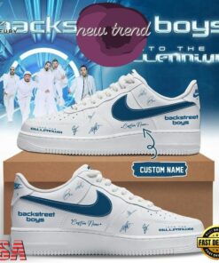 Backstreet Boys Into The Millennium Tour 2026 Air Force 1 Sneakers, Music Lover AF1 Shoes Backstreet Boys Into The Millennium Tour 2026 Air Force 1 Sneakers