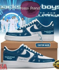 Backstreet Boys Into The Millennium Tour 2026 Limited Edition Air Force 1 Sneakers, Music Lover AF1 Shoes Backstreet Boys Into The Millennium Tour 2026 Limited Edition Air Force 1 Sneakers