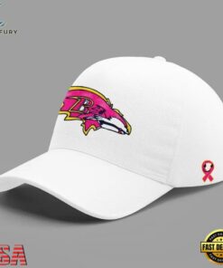 Baltimore Ravens 2026 Crucial Catch Young Heroes Fighting Cancer Cap, Fashion Baseball Cap Baltimore Ravens 2026 Crucial Catch Young Heroes Fighting Cancer Cap