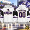 Baltimore Ravens 2026 NFL Gridiron Heritage Varsity Hoodie, Sports Fans 3D Shirt Baltimore Ravens 2026 Nfl Gridiron Heritage Varsity Hoodie