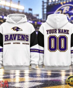 Baltimore Ravens 2026 NFL Gridiron Heritage Varsity Hoodie, Sports Fans 3D Shirt Baltimore Ravens 2026 Nfl Gridiron Heritage Varsity Hoodie
