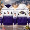 Baltimore Ravens NFL Christmas Game Day Hoodie Shirt, Sports Fans 3D Shirt Baltimore Ravens Nfl Christmas Game Day Hoodie Shirt