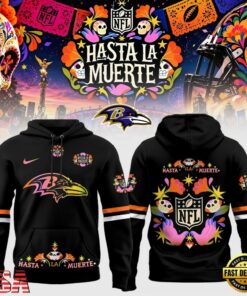 Baltimore Ravens NFL Hasta la Muerte 2026 Hoodie, Viral 3D Graphic Tee Baltimore Ravens Nfl Hasta LA Muerte 2026 Hoodie