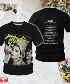 Blondie Eat to the Beat All Over Print T Shirt, Trending Music 3D Tee Blondie Eat TO The Beat All Over Print T Shirt