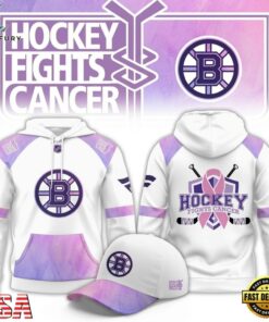 Boston Bruins Hockey Fights Cancer Limited Edition 2026 Hoodie.jfif, Viral 3D Graphic Tee Boston Bruins Hockey Fights Cancer Limited Edition 2026 Hoodie Jfif