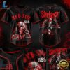 Boston Red Sox x Slipknot Stadium Tour 2027 Limited Edition Baseball Jersey, Music Artist Baseball Jersey Boston Red Sox X Slipknot Stadium Tour 2027 Limited Edition Baseball Jersey