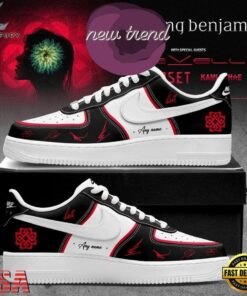 Breaking Benjamin North American World Tour 2026 Limited Edition Black Air Force 1 Shoes, Music Lover AF1 Shoes Breaking Benjamin North American World Tour 2026 Limited Edition Black Air Force 1 Shoes
