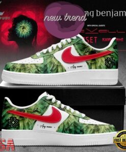 Breaking Benjamin North American World Tour 2026 Personalized Air Force 1 Shoes Sneakers, Music Lover AF1 Shoes Breaking Benjamin North American World Tour 2026 Personalized Air Force 1 Shoes Sneakers