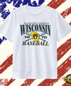Brewers Wisconsin 1970 Baseball World Series T Shirt, Trendy 2D Print Shirt Brewers Wisconsin 1970 Baseball World Series T Shirt