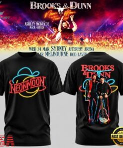 Brooks & Dunn Neon Moon Tour 2027 T Shirt, Trending Music 3D Tee Brooks Dunn Neon Moon Tour 2027 T Shirt