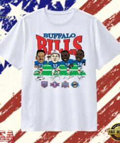 Buffalo Bills Andre Reed 83 Jim Kelly 12 Bruce Smith 78 and Thurman Thomas 34 T Shirt, Trendy 2D Print Shirt Buffalo Bills Andre Reed 83 Jim Kelly 12 Bruce Smith 78 And Thurman Thomas 34 T Shirt