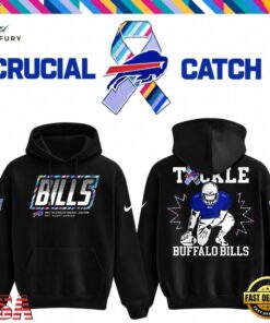 Buffalo Bills Crucial Catch Intercept Cancer 2026 Hoodie, Viral 3D Graphic Tee Buffalo Bills Crucial Catch Intercept Cancer 2026 Hoodie