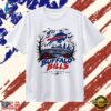 Buffalo Bills Halloween Highmark Stadium T Shirt, Trendy 2D Print Shirt Buffalo Bills Halloween Highmark Stadium T Shirt