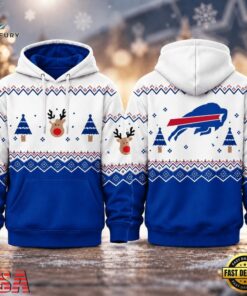 Buffalo Bills NFL Christmas Game Day Hoodie Shirt, Sports Fans 3D Shirt Buffalo Bills Nfl Christmas Game Day Hoodie Shirt