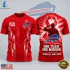 Buffalo Bills NFL RED Friday One Team One Mission Patriotic Soldier Tribute T Shirt, Sports Fans 3D Shirt Buffalo Bills Nfl Red Friday One Team One Mission Patriotic Soldier Tribute T Shirt