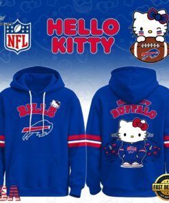 Buffalo Bills x Hello Kitty 2026 Limited Edition Hoodie, Viral 3D Graphic Tee Buffalo Bills X Hello Kitty 2026 Limited Edition Hoodie