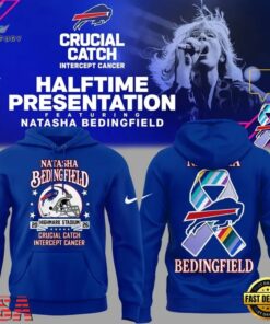 Buffalo Bills x Natasha Bedingfield Crucial Catch Intercept Cancer Hoodie, Viral 3D Graphic Tee Buffalo Bills X Natasha Bedingfield Crucial Catch Intercept Cancer Hoodie