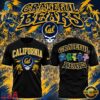 Cal Golden Bears x Grateful Dead 2026 Black T Shirt, Viral 3D Graphic Tee Cal Golden Bears X Grateful Dead 2026 Black T Shirt