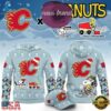 Calgary Flames x Peanuts 2026 Christmas Limited Edition Hoodie, Viral 3D Graphic Tee Calgary Flames X Peanuts 2026 Christmas Limited Edition Hoodie