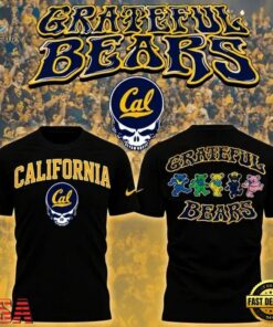 California Golden Bears Football x Grateful Dead 2026 Black T Shirt, Trending Music 3D Tee California Golden Bears Football X Grateful Dead 2026 Black T Shirt