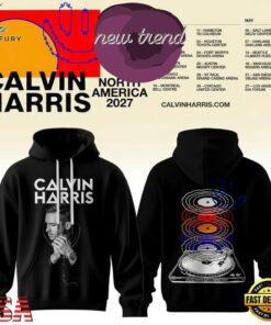 Calvin Harris North America Tour 2027 Graphic New Design Hoodie, Trending Music 3D Tee Calvin Harris North America Tour 2027 Graphic New Design Hoodie