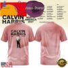 Calvin Harris North America Tour 2027 Graphic Pink T Shirt, Trending Music 3D Tee Calvin Harris North America Tour 2027 Graphic Pink T Shirt