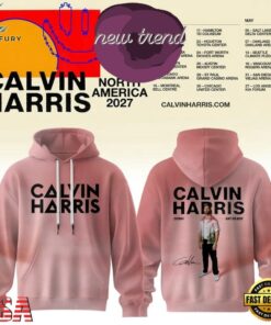 Calvin Harris North America Tour 2027 Graphic Signature Hoodie, Trending Music 3D Tee Calvin Harris North America Tour 2027 Graphic Signature Hoodie