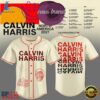 Calvin Harris North America Tour 2027 White Baseball Jersey, Music Artist Baseball Jersey 3 Calvin Harris North America Tour 2027 White Baseball Jersey, Music Artist Baseball Jersey Calvin Harris North America Tour 2027 White Baseball Jersey