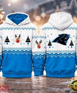 Carolina Panthers NFL Christmas Game Day Hoodie Shirt, Sports Fans 3D Shirt Carolina Panthers Nfl Christmas Game Day Hoodie Shirt