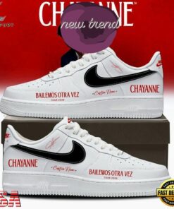Chayanne Bailemos Otra Vez Tour 2026 White Air Force 1 Shoes Sneakers, Music Lover AF1 Shoes Chayanne Bailemos Otra Vez Tour 2026 White Air Force 1 Shoes Sneakers