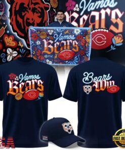 Chicago Bears 2026 Latino Heritage Month Vamos Bears 2026 Limited Edition 3D Shirt, Viral 3D Graphic Tee Chicago Bears 2026 Latino Heritage Month Vamos Bears 2026 Limited Edition 3D Shirt