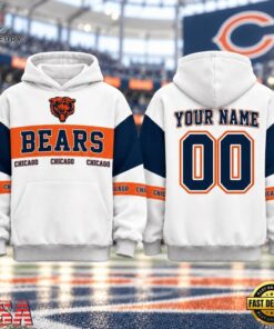 Chicago Bears 2026 NFL Gridiron Heritage Varsity Hoodie, Sports Fans 3D Shirt Chicago Bears 2026 Nfl Gridiron Heritage Varsity Hoodie