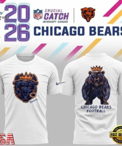 Chicago Bears Designed By Young Heroes Battling Cancer Limited Edition T Shirt, Viral 3D Graphic Tee Chicago Bears Designed BY Young Heroes Battling Cancer Limited Edition T Shirt