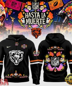Chicago Bears Football US Hasta la Muerte 2026 Limited Edition Hoodie Shirt, Viral 3D Graphic Tee Chicago Bears Football US Hasta LA Muerte 2026 Limited Edition Hoodie Shirt