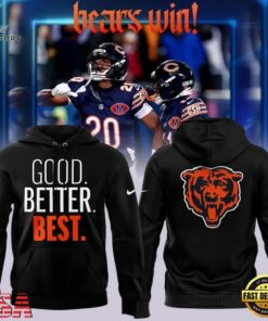 Chicago Bears Good Better Best 2026 Limited Edition Black Hoodie, Viral 3D Graphic Tee Chicago Bears Good Better Best 2026 Limited Edition Black Hoodie