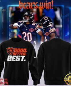 Chicago Bears Good Better Best 2026 Limited Edition Black Sweatshirt, Viral 3D Graphic Tee Chicago Bears Good Better Best 2026 Limited Edition Black Sweatshirt