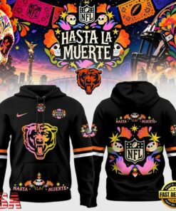 Chicago Bears NFL Hasta la Muerte 2026 Hoodie, Viral 3D Graphic Tee Chicago Bears Nfl Hasta LA Muerte 2026 Hoodie