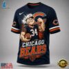 Chicago Bears NFL Popeye Bold Cartoon Athletes 3D T Shirt, Sports Fans 3D Shirt Chicago Bears Nfl Popeye Bold Cartoon Athletes 3D T Shirt