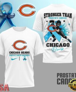 Chicago Bears NFL Prostate Cancer Awareness Month 3D Shirt, Sports Fans 3D Shirt Chicago Bears Nfl Prostate Cancer Awareness Month 3D Shirt