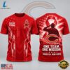 Chicago Bears NFL RED Friday One Team One Mission Patriotic Soldier Tribute T Shirt, Sports Fans 3D Shirt Chicago Bears Nfl Red Friday One Team One Mission Patriotic Soldier Tribute T Shirt