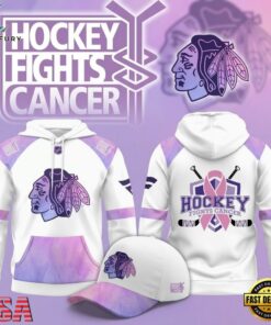 Chicago Blackhawks Hockey Fights Cancer Limited Edition 2026 Hoodie.jfif, Viral 3D Graphic Tee Chicago Blackhawks Hockey Fights Cancer Limited Edition 2026 Hoodie Jfif