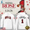 Chicago Bulls Forever Derrick Martell Rose White Hoodie, Viral 3D Graphic Tee Chicago Bulls Forever Derrick Martell Rose White Hoodie