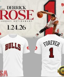 Chicago Bulls Forever Derrick Martell Rose White T Shirt, Viral 3D Graphic Tee Chicago Bulls Forever Derrick Martell Rose White T Shirt