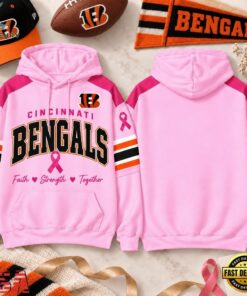 Cincinnati Bengals 2026 NFL Breast Cancer Awareness Game Day Hoodie Shirt, Sports Fans 3D Shirt Cincinnati Bengals 2026 Nfl Breast Cancer Awareness Game Day Hoodie Shirt