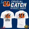 Cincinnati Bengals 2026 NFL Crucial Catch White T Shirt, Viral 3D Graphic Tee Cincinnati Bengals 2026 Nfl Crucial Catch White T Shirt