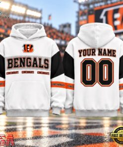 Cincinnati Bengals 2026 NFL Gridiron Heritage Varsity Hoodie, Sports Fans 3D Shirt Cincinnati Bengals 2026 Nfl Gridiron Heritage Varsity Hoodie