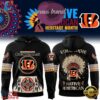 Cincinnati Bengals Native American Heritage Month Custom Name Hoodie, Viral 3D Graphic Tee Cincinnati Bengals Native American Heritage Month Custom Name Hoodie
