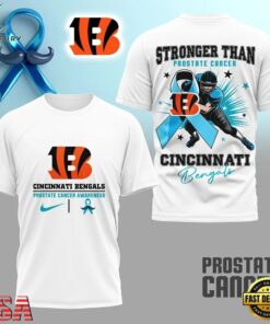 Cincinnati Bengals NFL Prostate Cancer Awareness Month 3D Shirt, Sports Fans 3D Shirt Cincinnati Bengals Nfl Prostate Cancer Awareness Month 3D Shirt