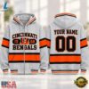 Cincinnati Bengals NFL Varsity Stripe Zip Hoodie, Sports Fans 3D Shirt Cincinnati Bengals Nfl Varsity Stripe Zip Hoodie